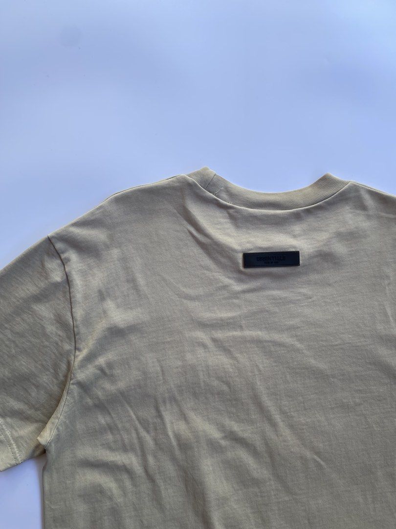 Essentials (Category: Tshirts & Polo Shirts ) located in Kalibo. Submitted by kurt_ismael (Listing ID 1462581630, Image 3). Description: Essentials Width: 23 Length: 28 Verygood condition Color rate: 9.5/10 Issue: 1 penhole (kindly check last pic) Need wash.