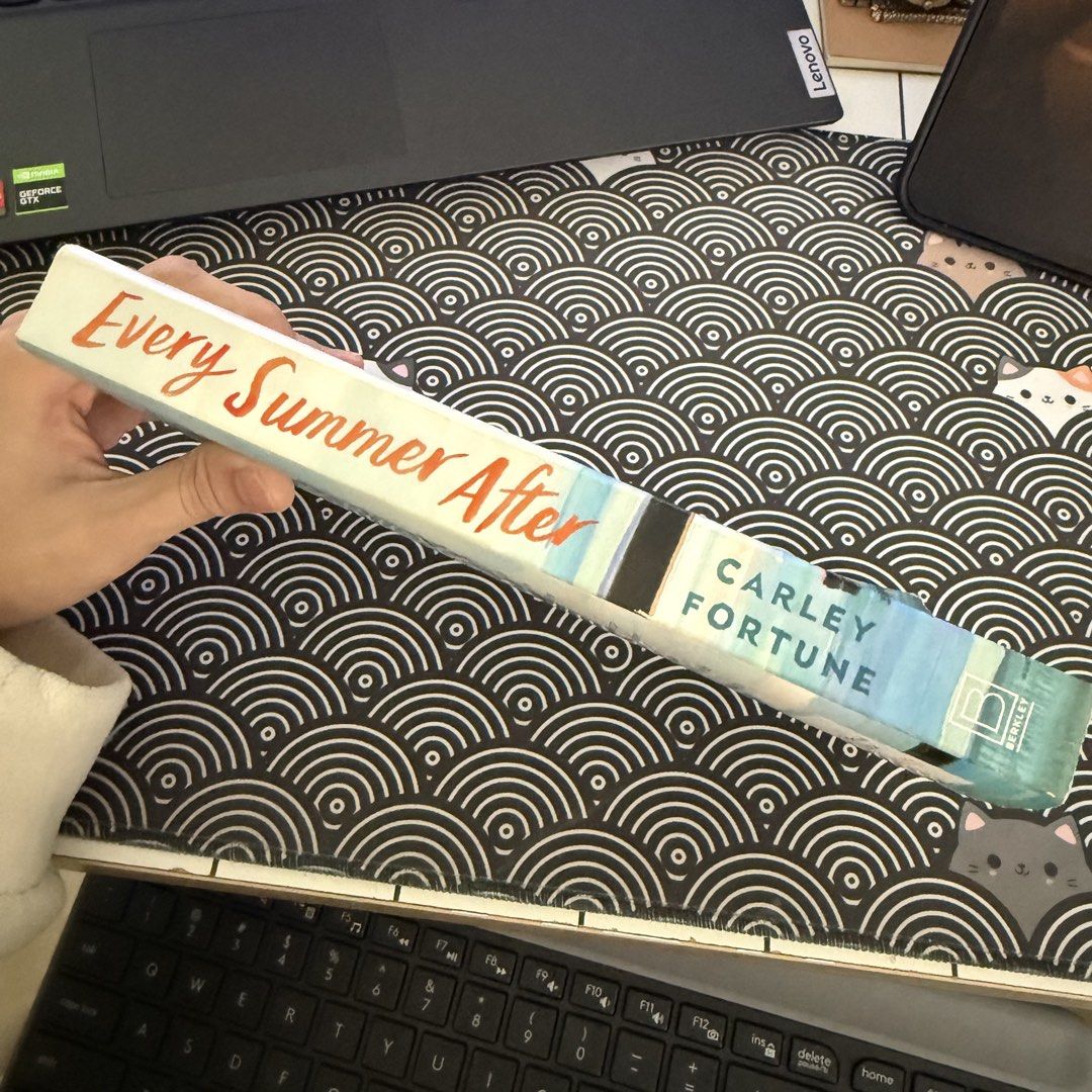 Every Summer After by Carley Fortune (Category: Storybooks) located in Makati City. Submitted by megumicart (Listing ID 1462455342, Image 3). Description: — bought from Fully Booked — read once only — very minimal creases (see last 2 photos) rfs: too many books 💵 gcash, maribank 📦 lalamove, jnt, lbc 📍pasig/cainta dm if interested 📩.