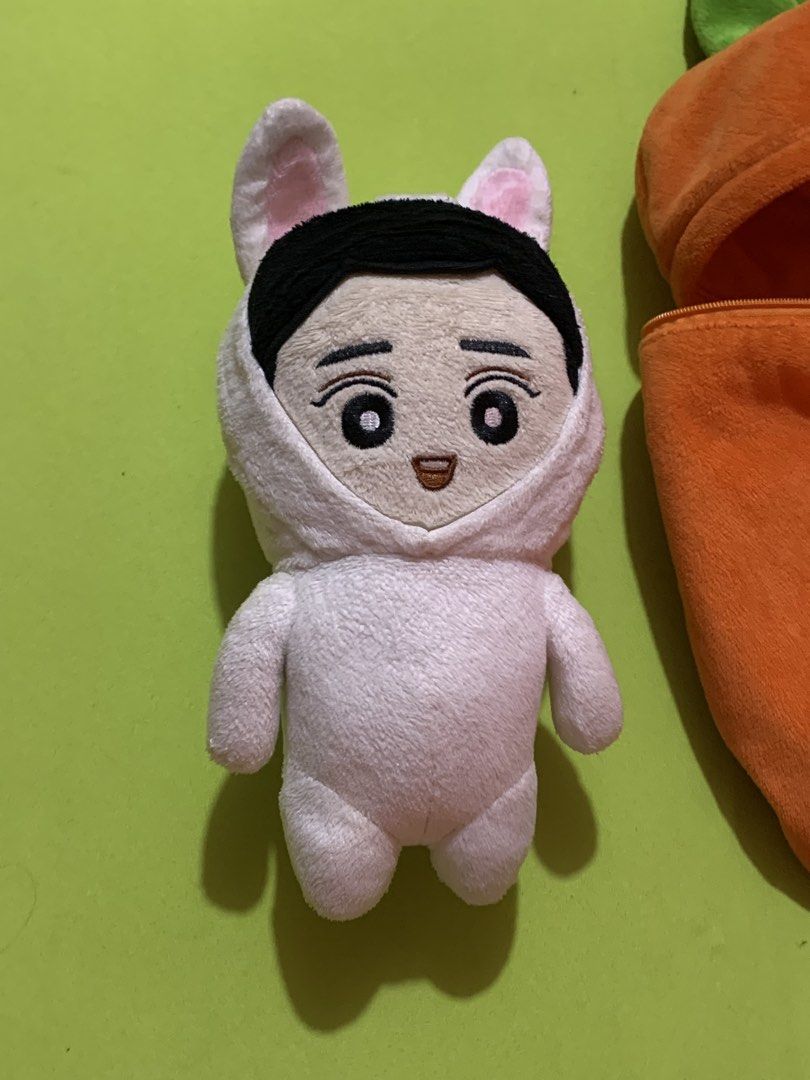 EXO SUHO Myeonttoki Doll (Category: Designer & Blind Box Toys) located in Caloocan City. Submitted by abubutlover (Listing ID 1462480574, Image 3). Description: with carrot bag mop: gcash mod: lalamove or ggx.