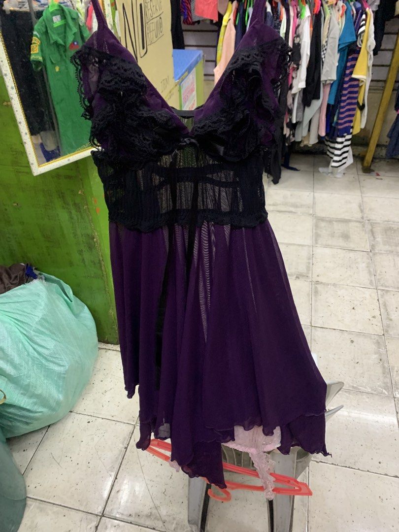 Fairy Sleepwear Lingerie (Category: Evening dresses & gowns) located in Kabankalan. Submitted by leans_closet (Listing ID 1462610896, Image 3). Description: With asymmetrical hem Minor hole.