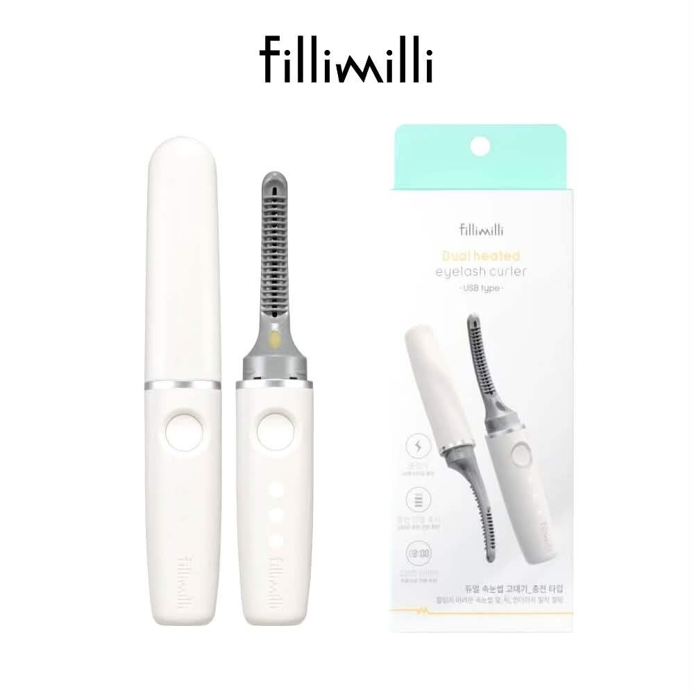 Fillimilli Dual Heated Eyelash Curler USB Type (Category: Makeup) located in Quezon City. Submitted by phyliciasantos5774 (Listing ID 1462572908, Image 1). Description: - Achieve perfectly curled lashes with Fillimilli dual heated curler. - USB rechargeable - Easy to use and portable - Used a few times - Comes with USB-C cable and box.