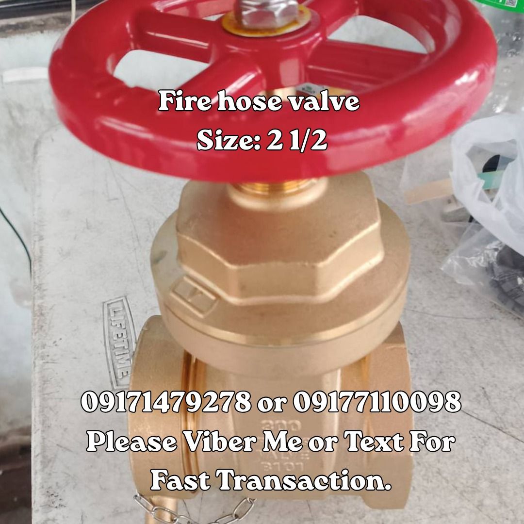 Fire hose valve Size: 2 1/2 (Category: Home Improvement Tools & Accessories) located in Manila. Submitted by 09171479278_elsie. (Listing ID 1462499814, Image 1). Description: Fire hose valve Size: 2 1/2.