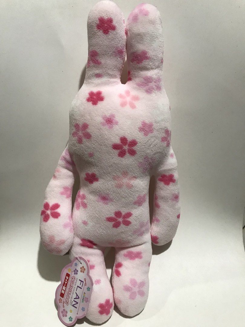 Flan pink 48cm, craftholic stripes 56cm (Category: Plushies & Soft Toys) located in Cainta. Submitted by janilen (Listing ID 1462556563, Image 3). Description: Pink with tag 48 cm 350 Stripes 56 cm 200.