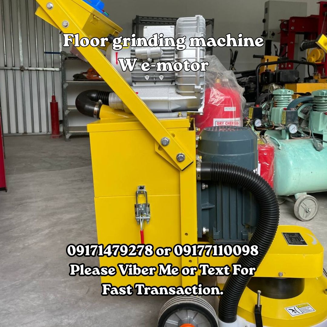 Floor grinding machine W e-motor (Category: Home Improvement Tools & Accessories) located in Manila. Submitted by 09171479278_elsie. (Listing ID 1462473485, Image 1). Description: Floor grinding machine W e-motor.