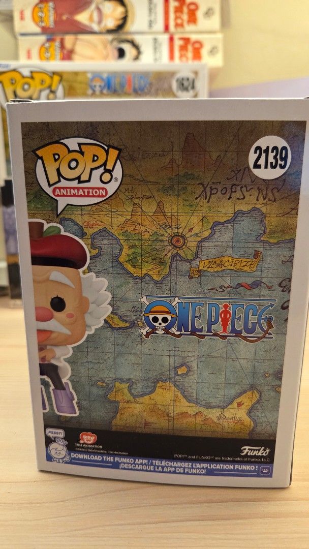 Funko Pop Animation One Piece Vegapunk #2139 Vinyl Figure (Category: Designer & Blind Box Toys) located in Mandaluyong City. Submitted by loijiminigo (Listing ID 1462454886, Image 3). Description: - Funko Pop Animation Figure: Vegapunk - One Piece Series - Model Number: 2139 - Condition: Box has minor wear on edges - Includes original packaging - Ideal for One Piece fans and collectors - NOOB - SF to be shouldered by buyer.