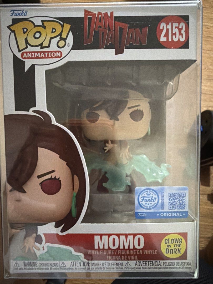 Funko Pop! DanDaDan Momo #2153 GITD FSE (Category: Designer & Blind Box Toys) located in Taguig. Submitted by migsonpops (Listing ID 1462617526, Image 1). Description: 📦 Includes a used protector 📸 PM me for additional photos. 🚚 Shipping via Lalamove or LBC or J&T (shipping fee to be shouldered by the buyer). 💳 Payment via GCash. 📍 Meetup or pickup: Taguig City.