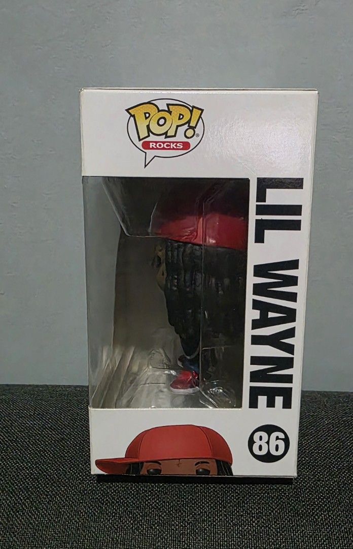 Funko Pop Rocks Lil Wayne #86 Figure (Category: Designer & Blind Box Toys) located in Santa Rosa. Submitted by wel3993 (Listing ID 1462607020, Image 2). Description: Lil Wayne funko 💸550 MOD. LBC MOP. BDO, GCASH LOC. NUEVA ECIJA - Funko Pop Rocks #86: Lil Wayne - Iconic rapper design - Perfect for Lil Wayne fans - Brand new, in original packaging - Great collectible item.