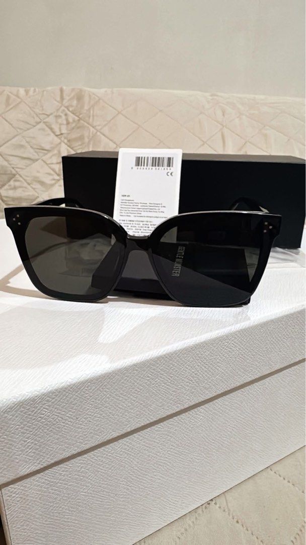 Gentle Monster HER 01 Black Sunglasses (Category: Sunglasses & Eyewear) located in San Juan City. Submitted by potchieguzman (Listing ID 1462449721, Image 2). Description: - Authentic Gentle Monster HER 01 sunglasses - Classic black acetate frames - Comes with original box, case, and tag - Excellent pre-loved condition DM me for inquiries! .