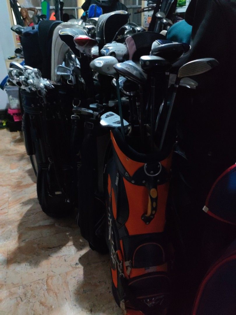 Golf clubs available.. Set and individual (Category: Golf) located in Manila. Submitted by meiyeon2 (Listing ID 1462457868, Image 3). Description: Available golf club in set are Taylormade burner Sword Sniper 589 Fila World eagle we101 Bridgestone Newing Powerbilt momentum xp.. Available iron set.. Mizuno jpx DC forged Fujikara orochi shaft Callaway warbird Mizuno t zoid Mizuno ei. maxfli honma lb606.. for more details.. just message.. my locatio
