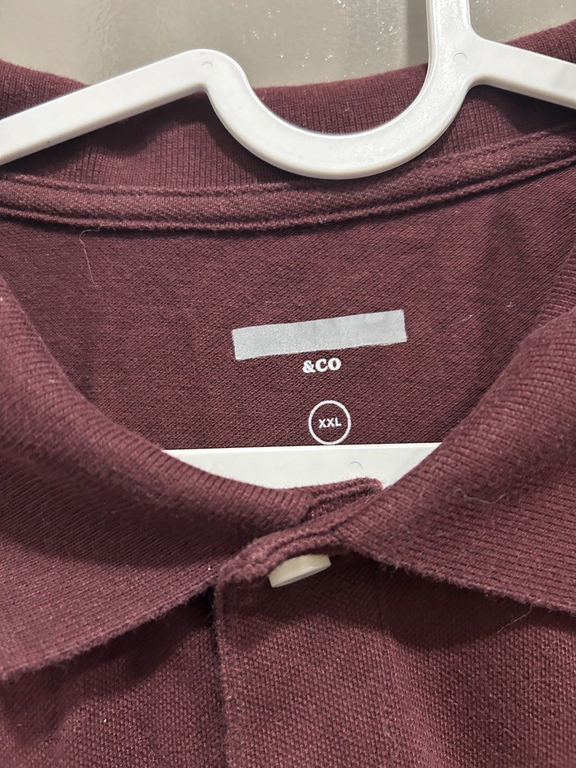 Goodfellow Polo shirt (Category: Tshirts & Polo Shirts ) located in Quezon City. Submitted by k.srn17 (Listing ID 1462590226, Image 3). Description: MENS PLUS SIZE Goodfellow Maroon Polo Shirt Size XXL Dimensions (inches): 25w 30L Condition: Brand New No issues Location: Cubao QC Mode of Payment: Gcash, Bank transfer Price negotiable, PM me!.