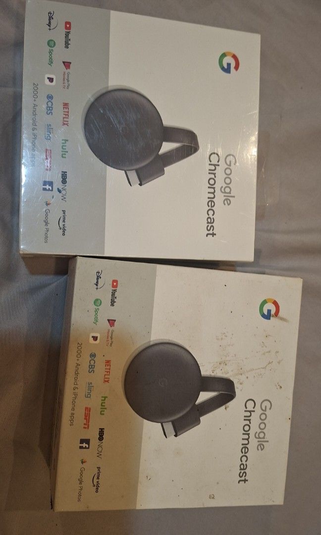 Google chrome cast 3rd gen. (Category: TV Parts & Accessories) located in San Mateo. Submitted by miss.cleo22 (Listing ID 1462644305, Image 2). Description: buy 1 get 1 free.