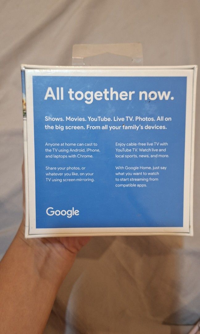 Google chrome cast 3rd gen. (Category: TV Parts & Accessories) located in San Mateo. Submitted by miss.cleo22 (Listing ID 1462644305, Image 3). Description: buy 1 get 1 free.