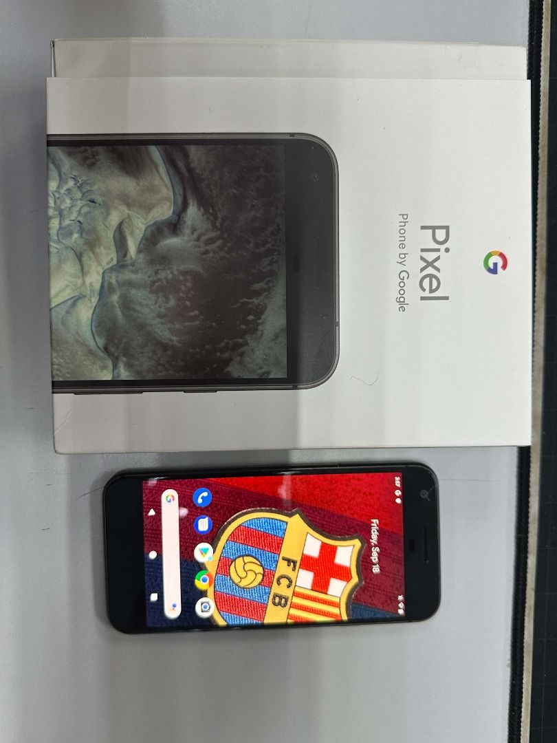 Google Pixel 1 OG 32gb (Category: Google Pixel) located in Taguig. Submitted by bautistakr (Listing ID 1462532385, Image 2). Description: For Sale Google Pixel 1 32gb Black Personal Use Unlimited google photos and videos with original quality No issue Reset all you want No dents Fingerprint working Camaera, wifi , sounds haptic all working with box, Manual, Charger at Manuals Slightly Negotiable Taguig/Makati Pwede lalamove check marketplace prof