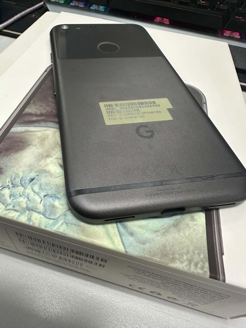 Google Pixel 1 OG 32gb (Category: Google Pixel) located in Taguig. Submitted by bautistakr (Listing ID 1462532385, Image 3). Description: For Sale Google Pixel 1 32gb Black Personal Use Unlimited google photos and videos with original quality No issue Reset all you want No dents Fingerprint working Camaera, wifi , sounds haptic all working with box, Manual, Charger at Manuals Slightly Negotiable Taguig/Makati Pwede lalamove check marketplace prof