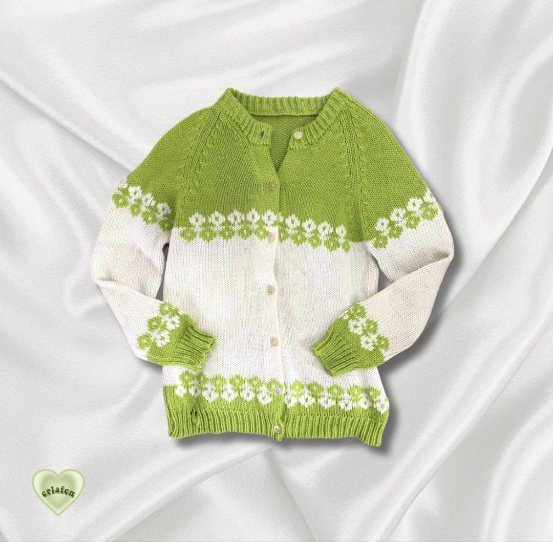 Green Crochet Sweater (Category: Coats, Jackets and Outerwear) located in Manila. Submitted by erlaien.ph (Listing ID 1462504548, Image 1). Description: 🏷 BUY NOW: great for fashion & travel! 🧺 RFS: no longer used 🛒 Payment method: GCASH/BANK 📦 Shipping: LALAMOVE or GRAB PM ME FOR MORE INQUIRIES 💌 Check out my profile for other great offers & nice stuffs! Follow me for more! .
