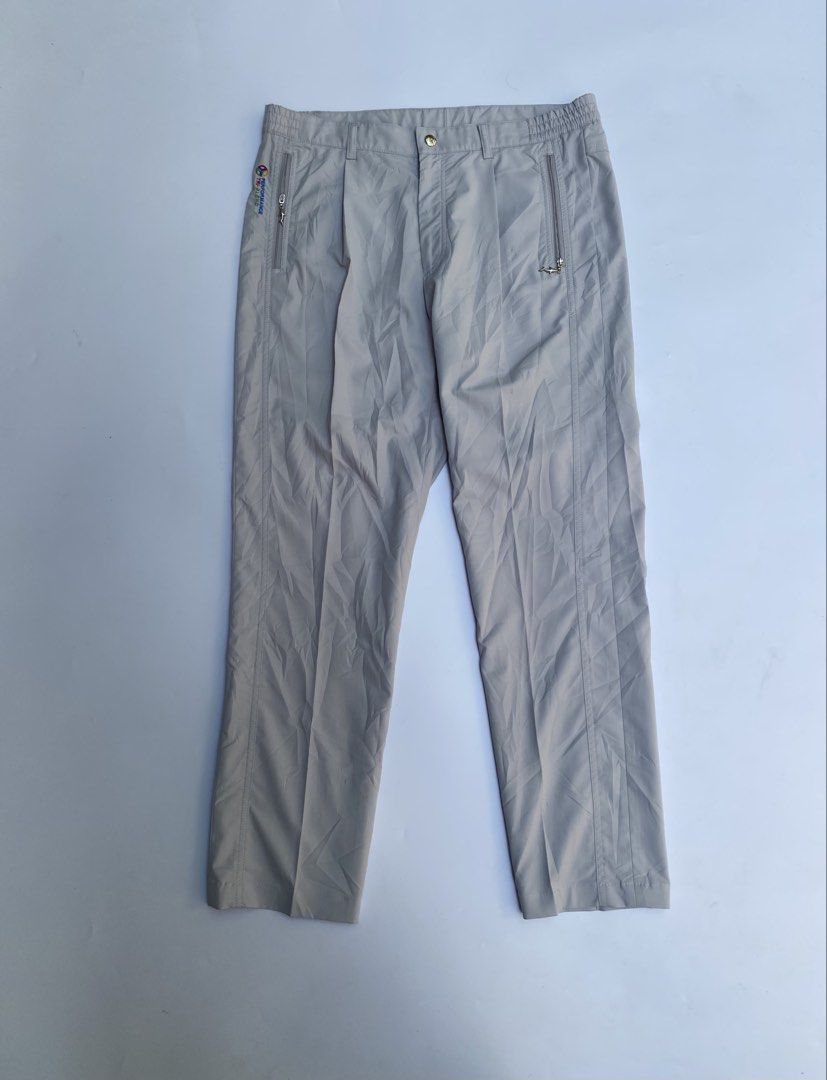Gregnorman golf pants (Category: Trousers) located in Sipocot. Submitted by cross-culture.0 (Listing ID 1462543053, Image 2). Description: New mens Original Gregnorman golf pants excellent condition no issues with sharks puller best performance Polyester nylon materials Size 32 orignila waistline and can streaxh up to 34w and 38Length 1200php only dm for inquiries thanks admin.