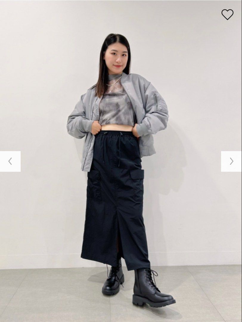 GU by UNIQLO CARGO SKIRT (Category: Skirts) located in Quezon City. Submitted by qlothingmanila (Listing ID 1462533883, Image 1). Description: GU by UNIQLO CARGO SKIRT •Medium on tag •Like new ✨ •Waist fits 27 to 34 inches •34 inches length 🏷️390 ‼️FIRST TO PAY GET THE ITEM‼️.