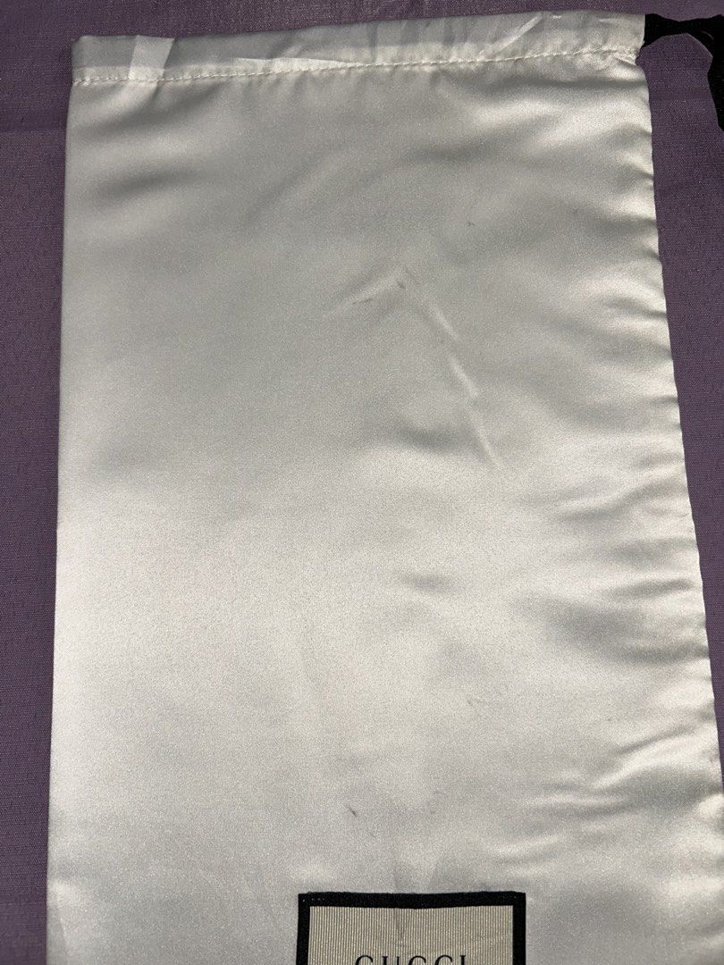 GUCCI DUST BAG (Category: Luxury Bags & Wallets) located in General Santos City (Dadiangas). Submitted by grasya_12 (Listing ID 1462493782, Image 3). Description: Details posted Minimal issue: Need wash .