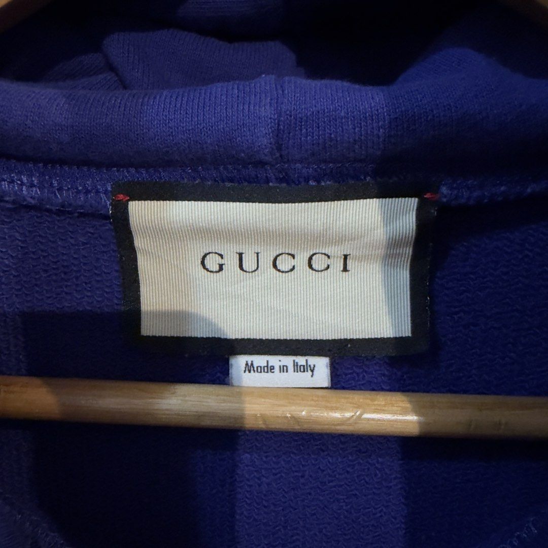 Gucci Eschatology Hoodie (Category: Hoodies) located in Manila. Submitted by jerichomal82553 (Listing ID 1462647801, Image 3). Description: Gucci Eschatology Hoodie 21.5 by 25 Good Condition Complete Tags CLAIM 2K.