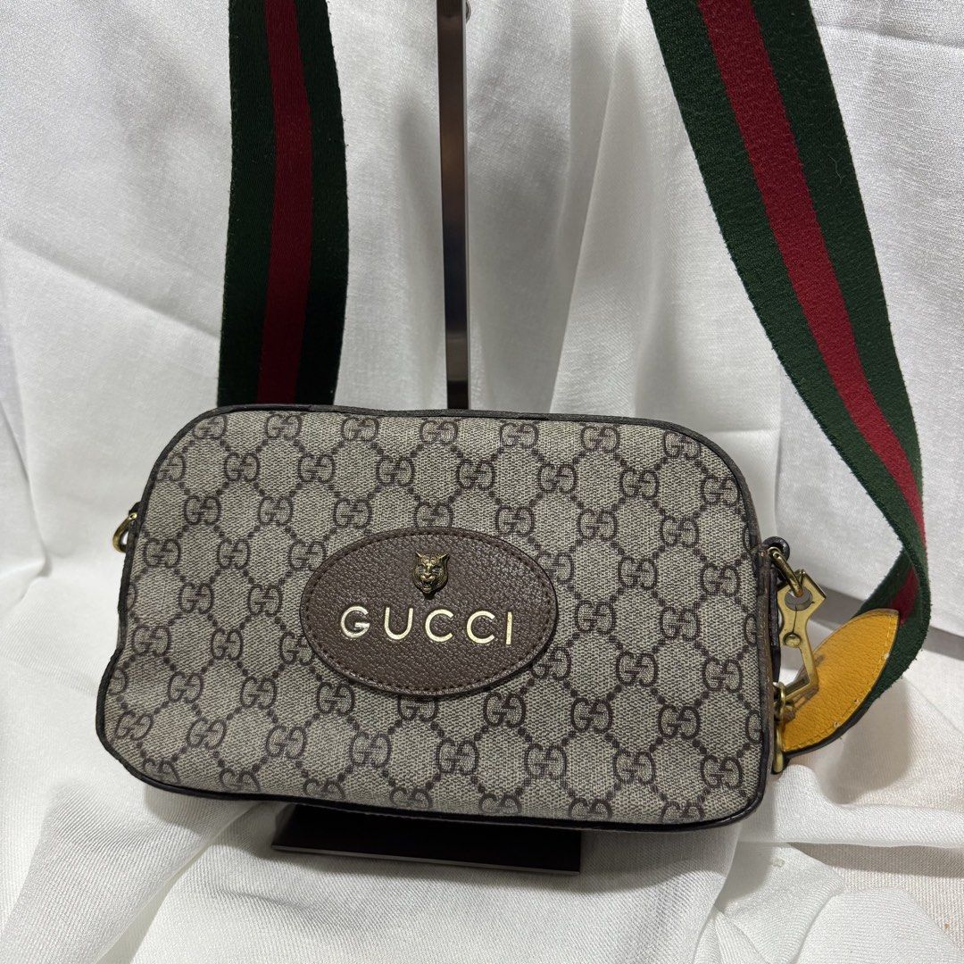 Gucci Ophidia GG Supreme Camera Bag with Web Strap (Category: Luxury Bags & Wallets) located in Las Pinas. Submitted by declutterqueen_00 (Listing ID 1462657742, Image 1). Description: ✨ Preloved Collection Note ✨ Please manage expectations as these are preloved items. Authenticity is not guaranteed, but serial/date codes are present. Sold as-is. - Classic GG Supreme Canvas - Iconic Green and Red Web Stripe - Brown Leather Trim - Gold-Toned Hardw