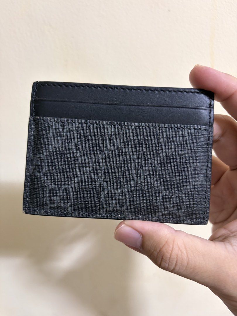 Gucci Snake Card Holder (Category: Luxury Bags & Wallets) located in Quezon City. Submitted by Lyavable.shop (Listing ID 1462482195, Image 2). Description: - Authentic Gucci card holder - Features iconic GG pattern and snake design - Multiple card slots for easy organization - Compact and stylish accessory - Perfect for keeping your essentials neat -Bought in Gucci, Shinkong Ximen Tainan, Taiwan.