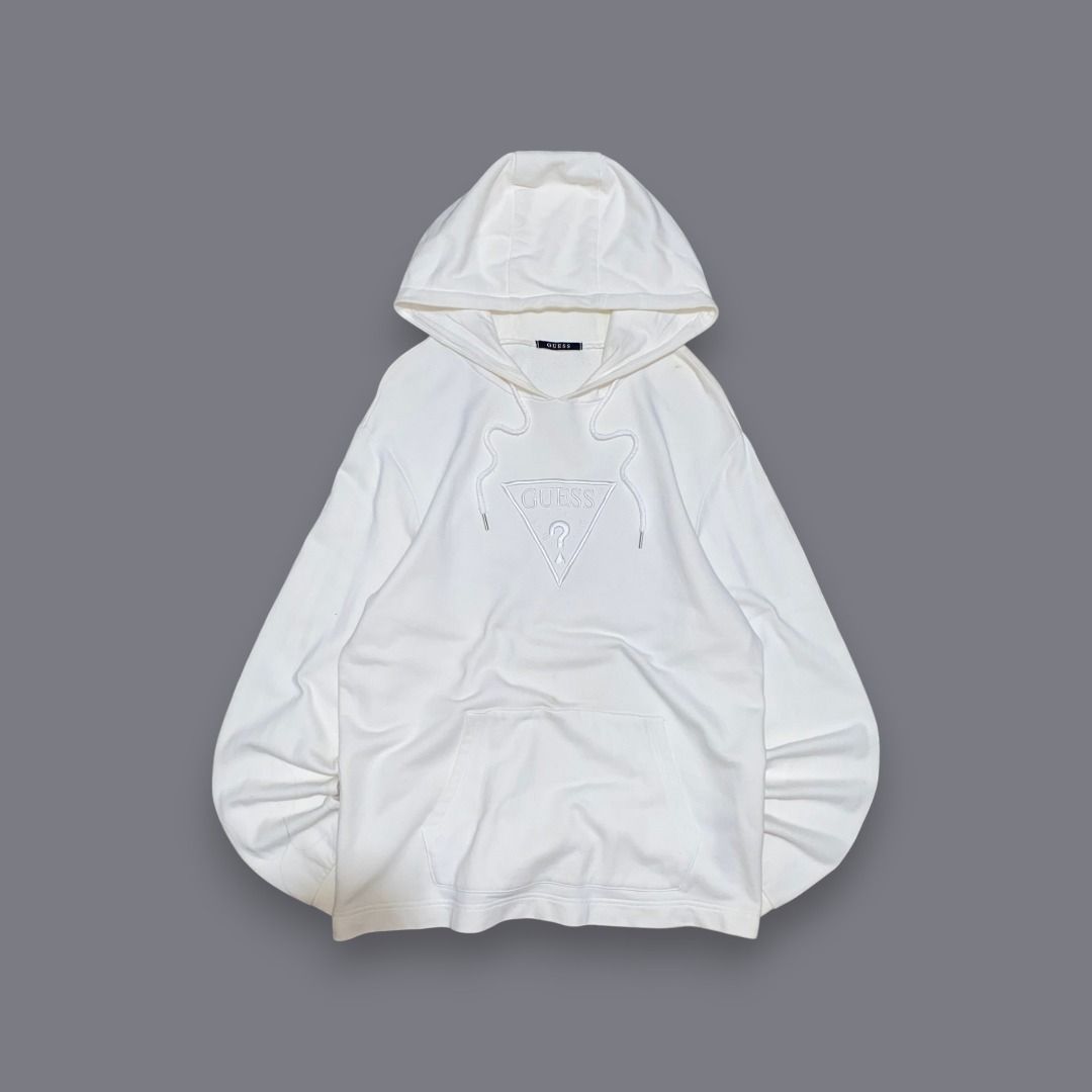 GUESS PULLOVER HOODIE (Category: Coats, Jackets and Outerwear) located in Quezon. Submitted by ejay.thrift.clothes (Listing ID 1462650132, Image 1). Description: XL 22 X 29 NO ISSUE COLOR RATE: 10/10 EXCELLENT CONDITION # 534 PS: ON THE FIRST PHOTO ITS JUST A SHADOW.