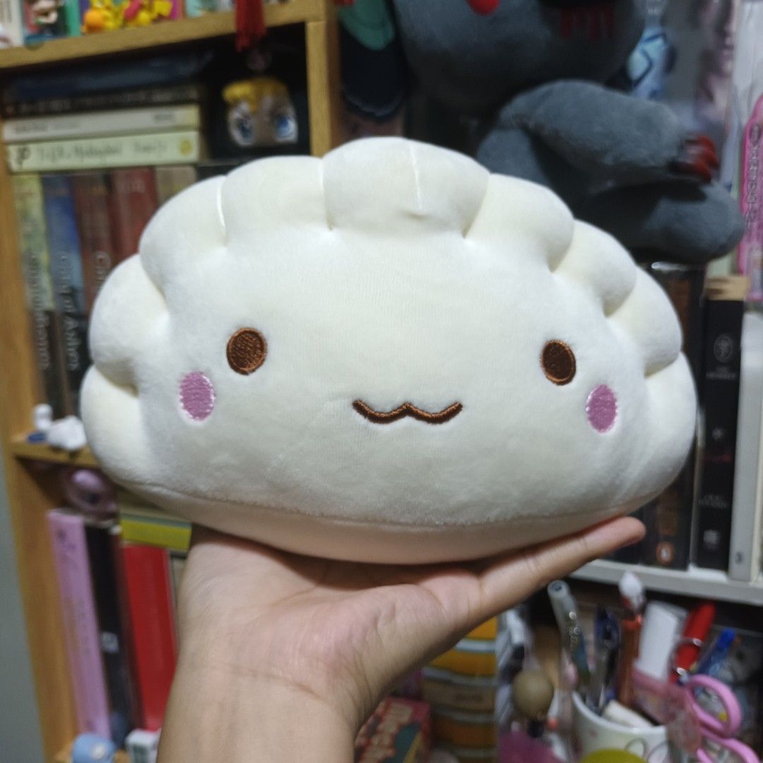 Gyoza Dumpling Plush (Category: Plushies & Soft Toys) located in Las Pinas. Submitted by rieries_shop (Listing ID 1462586468, Image 1). Description: - as is - washed and no flaw - pm me for more info/pic - Mop: Gcash/Maya/Gotyme/Maribank.