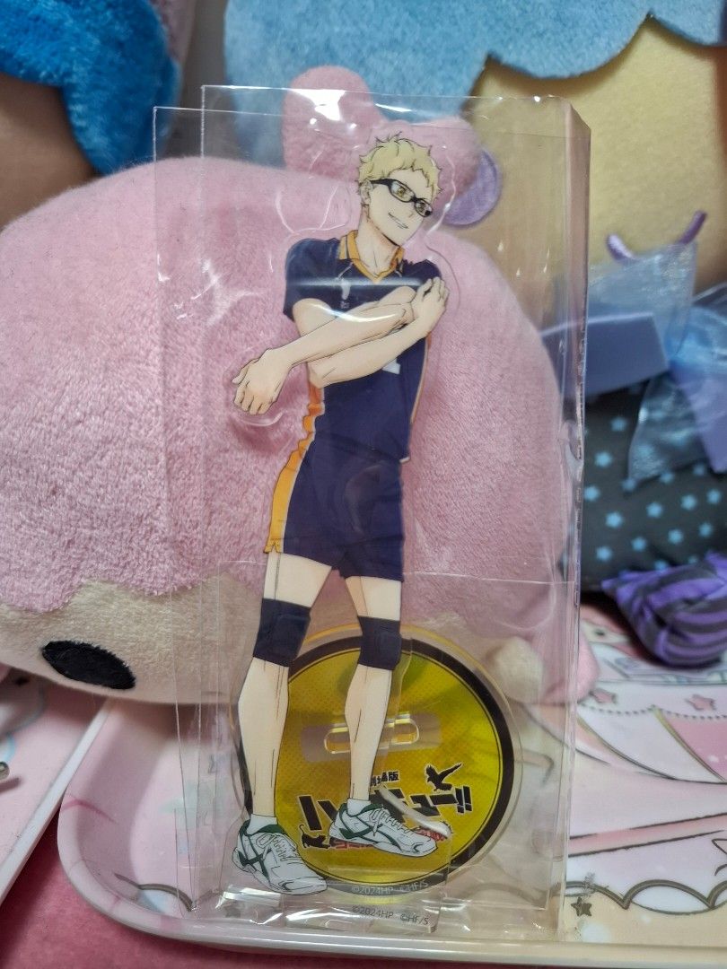 Haikyuu!! Tsukishima Kei acrylic standee (Category: Designer & Blind Box Toys) located in Taytay. Submitted by j9joestar (Listing ID 1462566270, Image 1). Description: RFS: Only bought set for Kuroo MOP: GCash MOD: LBC Sakto pack (preferred), J&T.