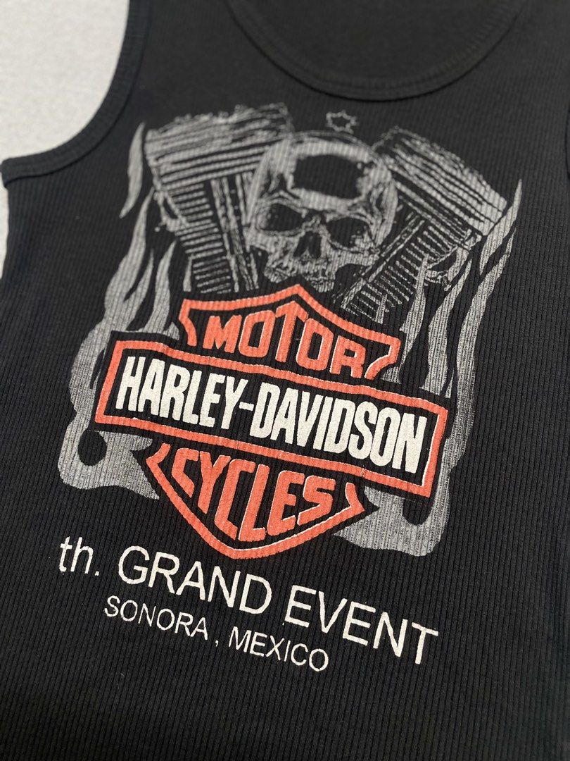 Harley Davidson Tank Top (Category: Sleeveless) located in Taguig. Submitted by zavelle.824 (Listing ID 1462592035, Image 2). Description: Small 9/10 condition.
