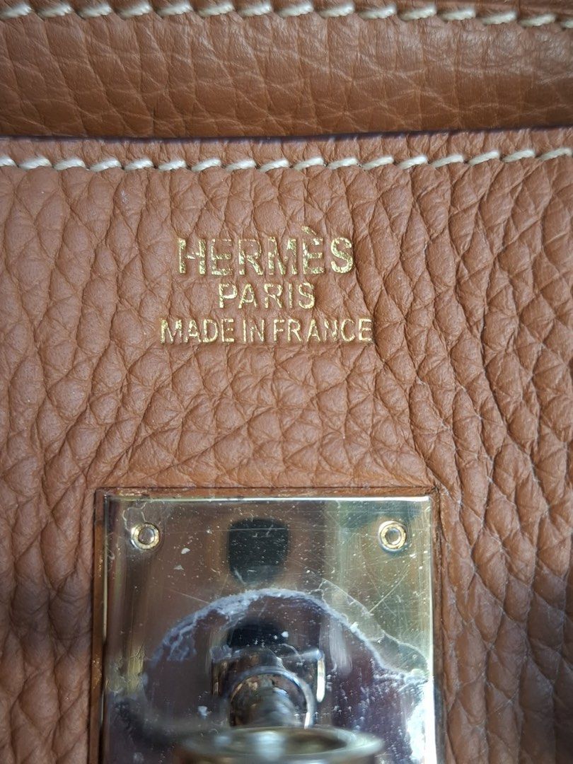 Hermes Birkin 35 (Category: Tote Bags) located in Davao. Submitted by luxxe_closet (Listing ID 1462464416, Image 3). Description: From Japan Surplus. Coded. Riri zipper. With lock&key. No issues. No flaws. As is. Bag only..