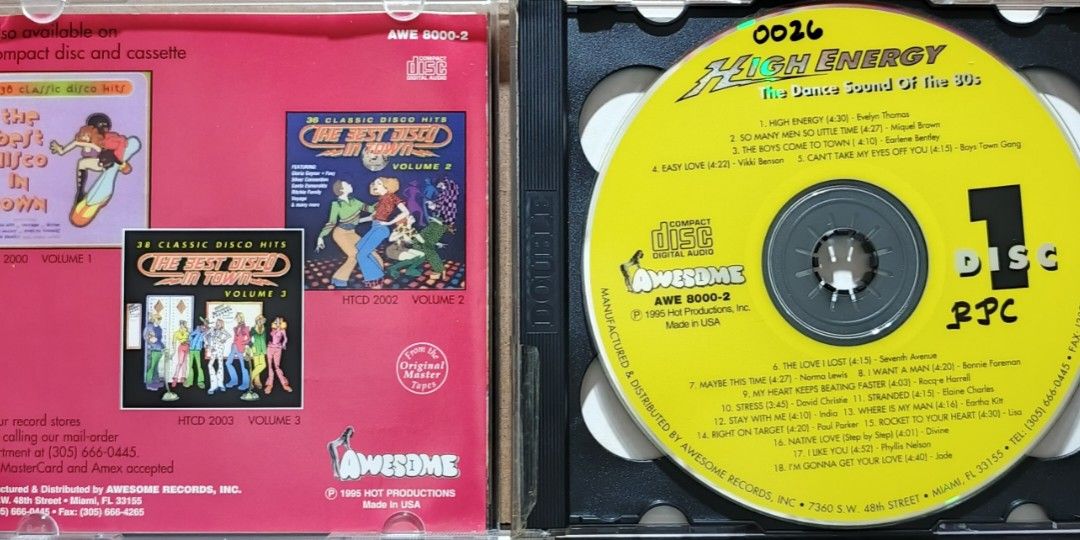 High energy 2 disc (Category: Announcements) located in Manila. Submitted by wisecloud_056874 (Listing ID 1462646720, Image 2). Description: good as new....