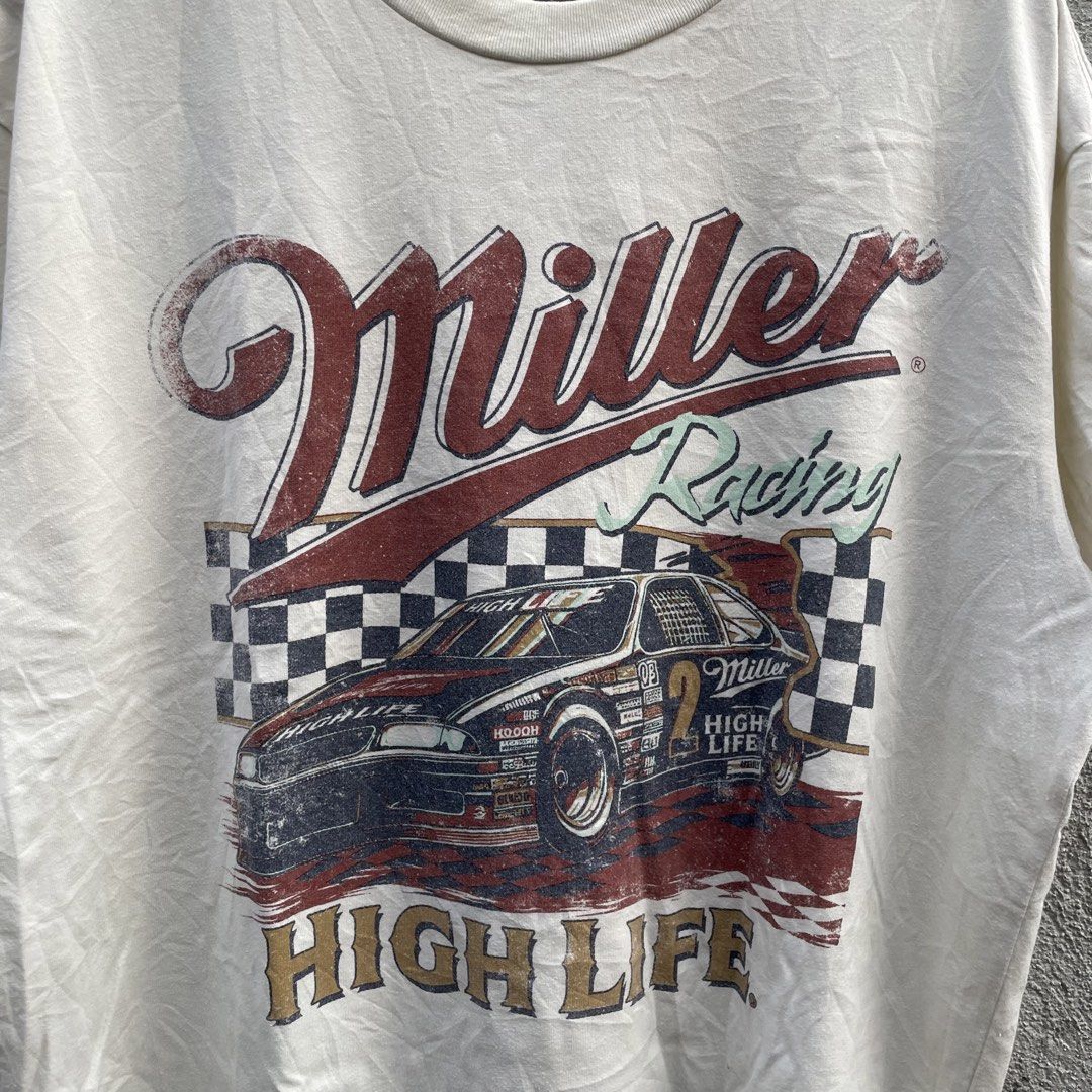 HIGH MILLER CAR TEE (Category: Tshirts & Polo Shirts ) located in Banga. Submitted by iraleem220741 (Listing ID 1462546217, Image 3). Description: SIZE XL BOXY FIT 23x26 NO ISSUE 9/10 CR EXCELLENT CONDI .