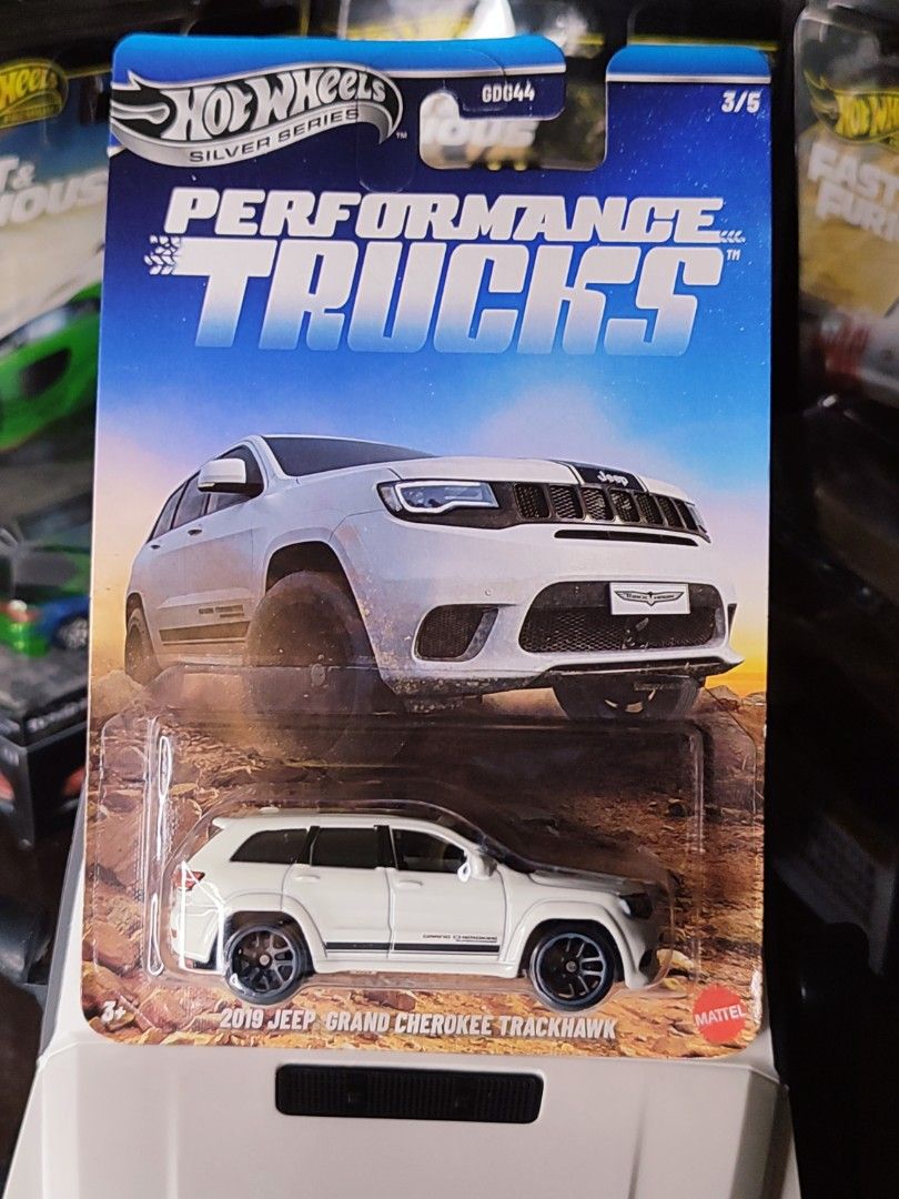 Hot Wheels 2019 Jeep Grand Cherokee Trackhawk // 200php (Category: Vehicle & Diecast Models) located in Quezon City. Submitted by edrielgp (Listing ID 1462652123, Image 1). Description: Hot Wheels 2019 Jeep Grand Cherokee Trackhawk // 200php White Performance Trucks Payment - gcash or gotyme Meet up by schedule Location: Wilcon City Center Visayas Ave., Quezon City J&T, LBC & Lalamove - SHIPPING everyday.