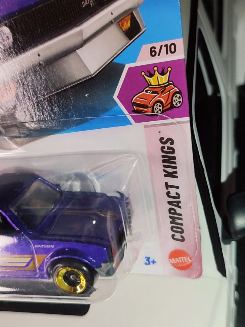 Hot Wheels Datsun 620 Purple // 150php (Category: Vehicle & Diecast Models) located in Quezon City. Submitted by edrielgp (Listing ID 1462654821, Image 2). Description: Hot Wheels Datsun 620 Purple // 150php Payment - gcash or gotyme Meet up by schedule Location: Wilcon City Center Visayas Ave., Quezon City J&T, LBC & Lalamove - SHIPPING everyday.
