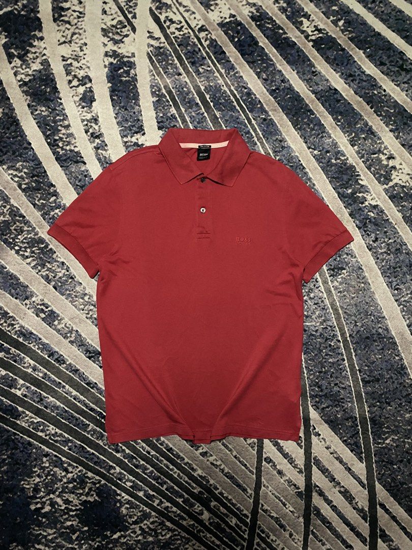 Hugo Boss Polo shirt ( authentic ) (Category: Tshirts & Polo Shirts ) located in Goa. Submitted by _rawgallery (Listing ID 1462599829, Image 1). Description: size on tag : s width : 19 length : 26.