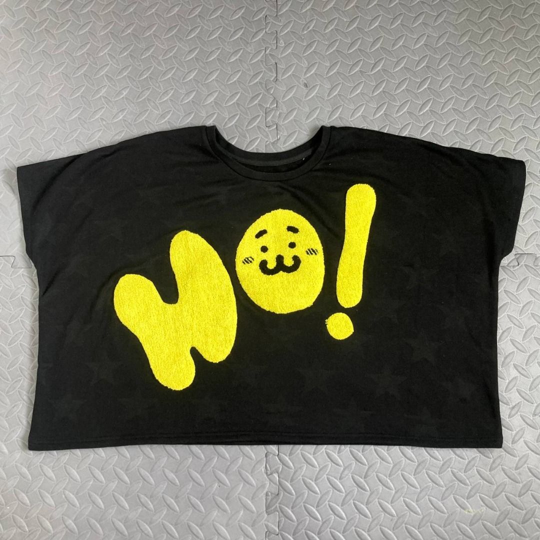 Hyoma – “No” Na-chan Fuzzy Patch Boxy Top (Category: Others Tops) located in Quezon City. Submitted by archived.g (Listing ID 1462482085, Image 1). Description: Hyoma – “No” Na-chan Fuzzy Patch Boxy Top - Brand: Hyoma from 20471120 Made in: Japan Year: 2005 Material: Cotton Color: Black Marked size: Medium Sizing: Measurements (laid flat): Shoulders: 22" Sleeves: 7” Bust: 29” Waist: 28.5" Length: 20.5” Color rating: 9/10 Condition: 9/10 Flaws: mi