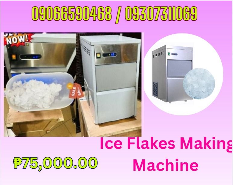 IMS-20 Ice Flakes Machine for Sale (Category: Looking For) located in Caloocan City. Submitted by luckystar.162567 (Listing ID 1462551681, Image 1). Description: IMS-20 Ice production (20°C ambient temperature, 10°C water temperature) : 20kg Ice storage : 5kg Ice Form : Snowflake Voltage frequency : AC220V/50Hz input power : 265W Refrigerant/quantity : R134a/95g Product dimensions mm : 330*503*607 Package dimensions mm : 390*560*640 net weight : 