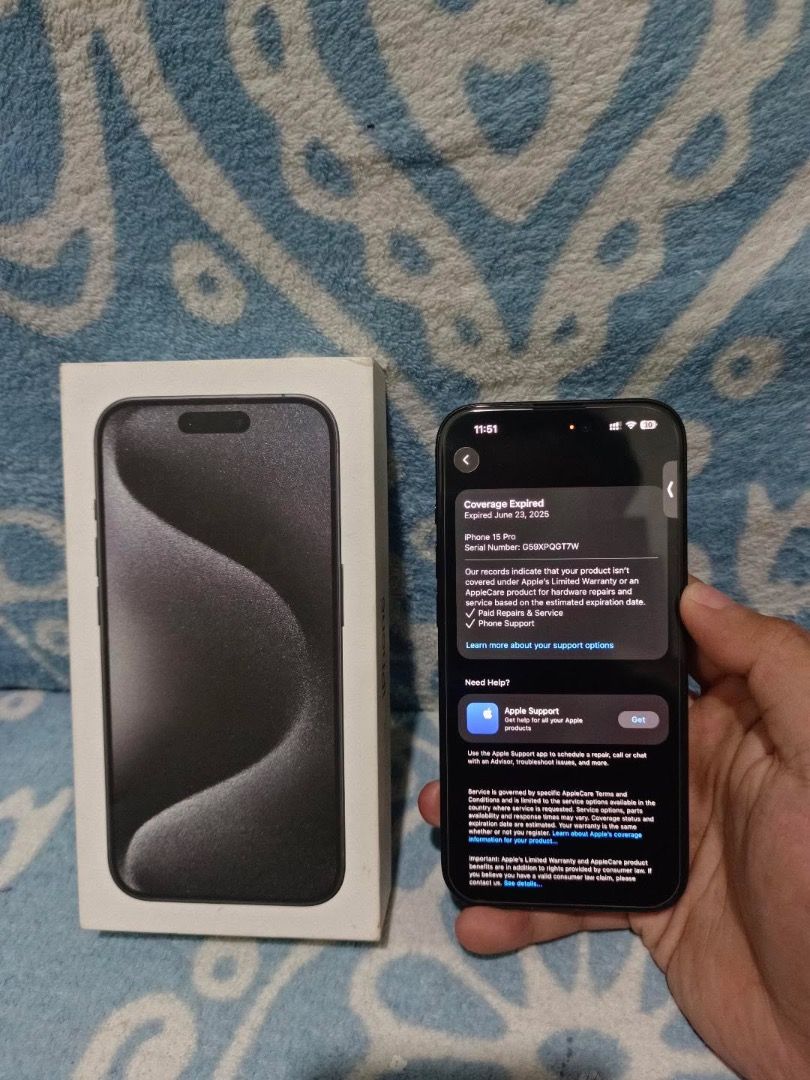 iPhone 15 pro 128gb (Category: iPhone 15 Series) located in Caloocan City. Submitted by https.spicypisces (Listing ID 1462658011, Image 3). Description: .