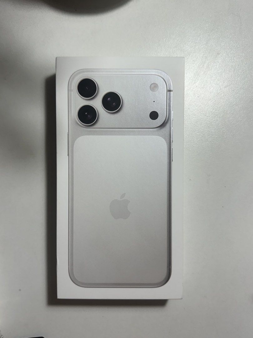 iPhone 17 Pro Max 1TB (Silver) (Category: iPhone 17 Series) located in Quezon City. Submitted by lyrasophia (Listing ID 1462640692, Image 1). Description: Brand new! Complete with box (originally bought this for ₱110,000) Just unboxed this morning, but found a slight discoloration on the back part. Haven’t activated, logged in, or used yet Had it checked at an authorized service center - they said there are no hardware issues, just cosmetics Can 