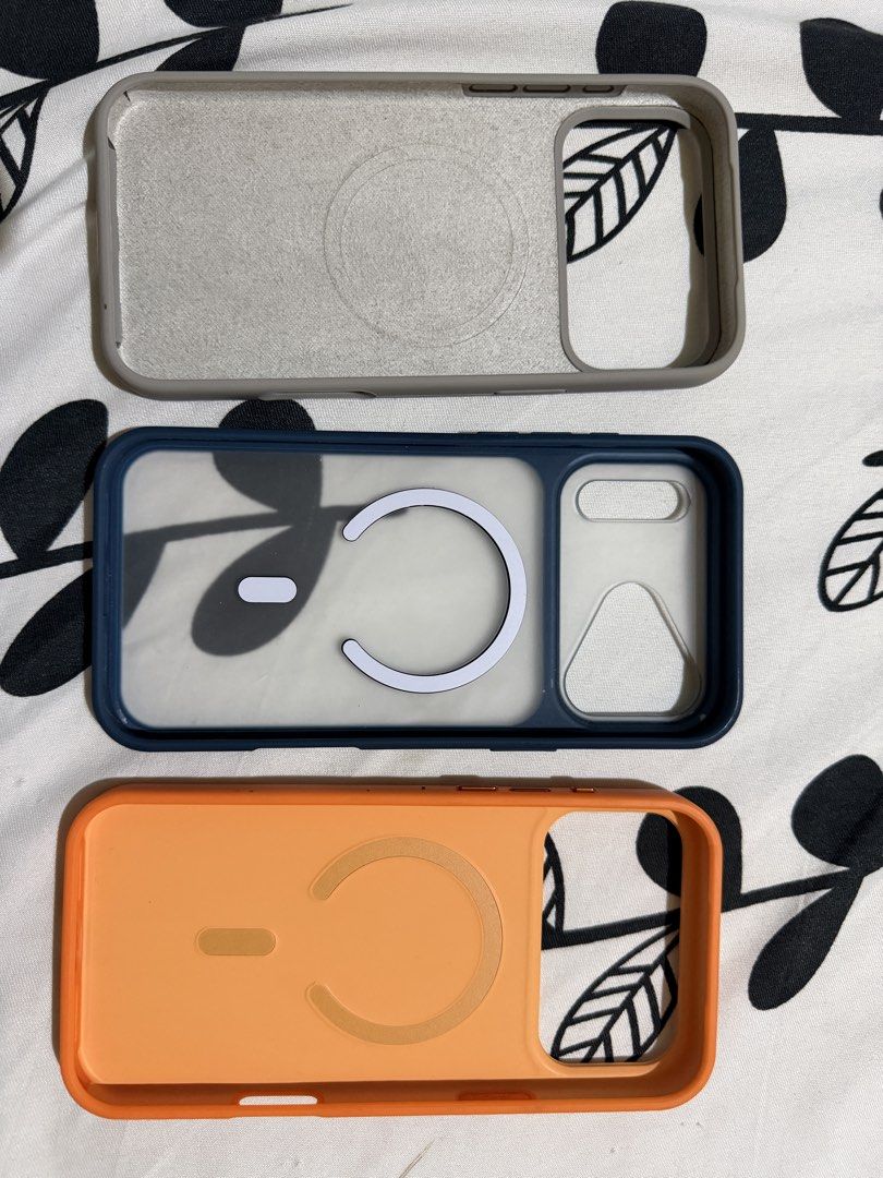 Iphone 17 pro max cases (Category: Cases & Sleeves) located in Manila. Submitted by jowieanne12666 (Listing ID 1462462193, Image 2). Description: GRAY NOT AVAILABLE Used once/fitted only. Orange and Beige has box Bavin - iphone 16 pro max for FREE Price is for EACH .