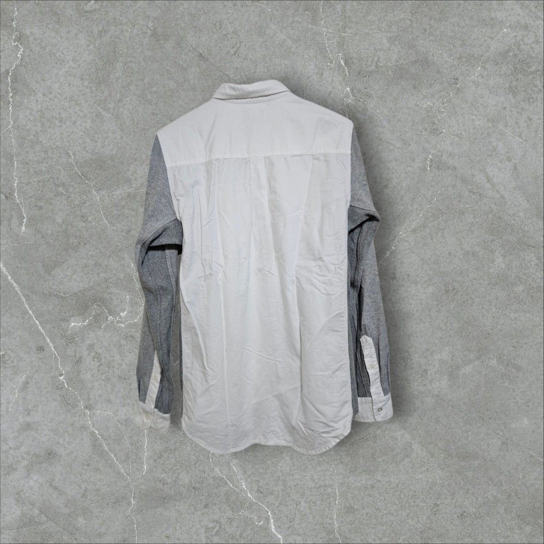 Izzue twotone polo long sleeve (Category: Formal Shirts) located in Baguio. Submitted by fadexquisite (Listing ID 1462552440, Image 2). Description: Izzue twotone polo long sleeve Size4 on tag fits med 28x21 Excellent condition 500 plus ship fee.