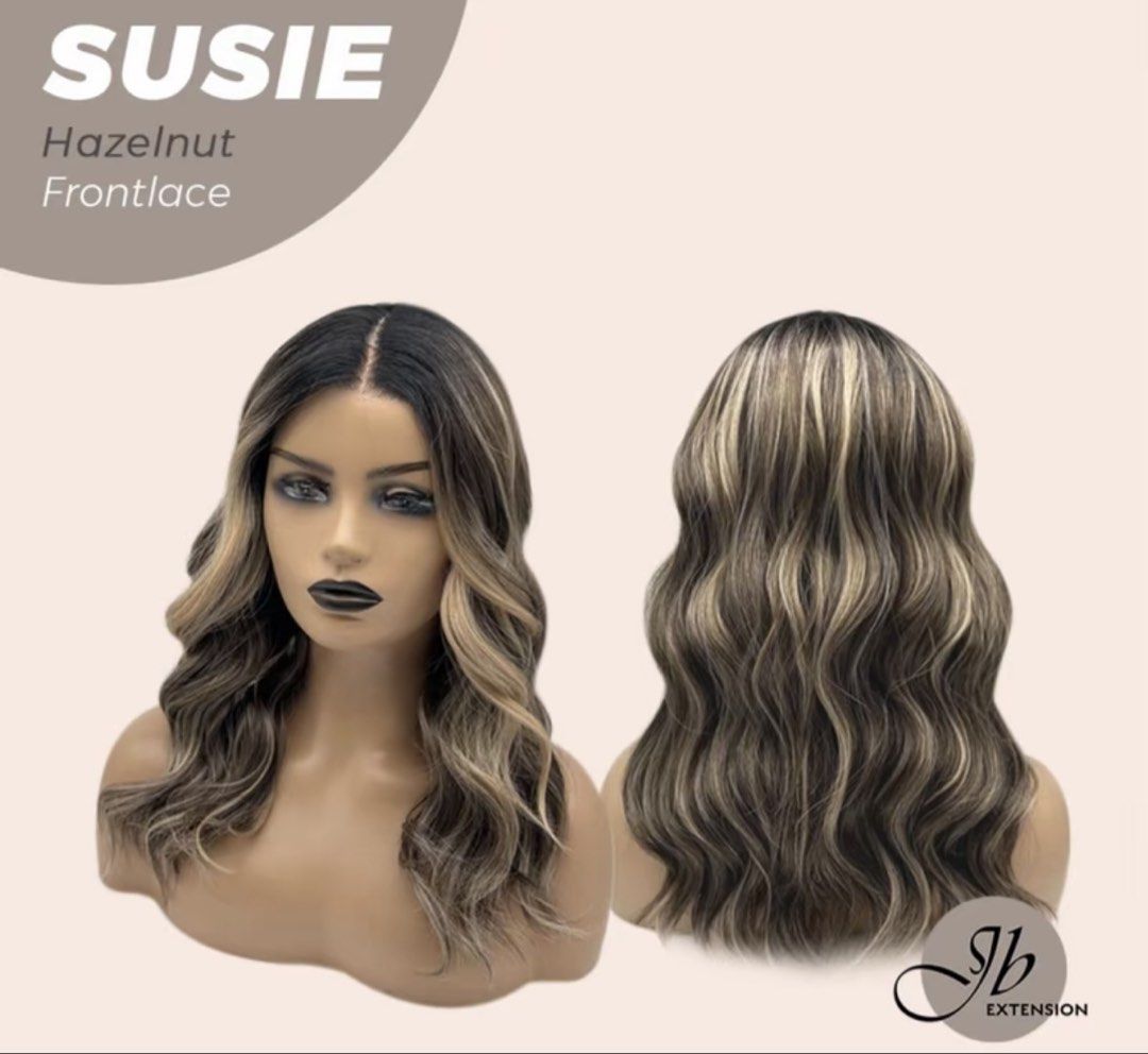 JB Select Frontlace Susie (Category: Hair Accessories) located in Famy. Submitted by yoshibipolarcat (Listing ID 1462555428, Image 2). Description: Good as new With free brush, wig grip & wig cap Wig stand not included Susie Frontlace Hazelnut Please Read: Location: Visayas Avenue, QC Payment: BDO ONLY Courier: Metro Manila Buyers- once paid, will send pick up details and Metro Manila buyers are responsible booking their own courier. Provincial- 