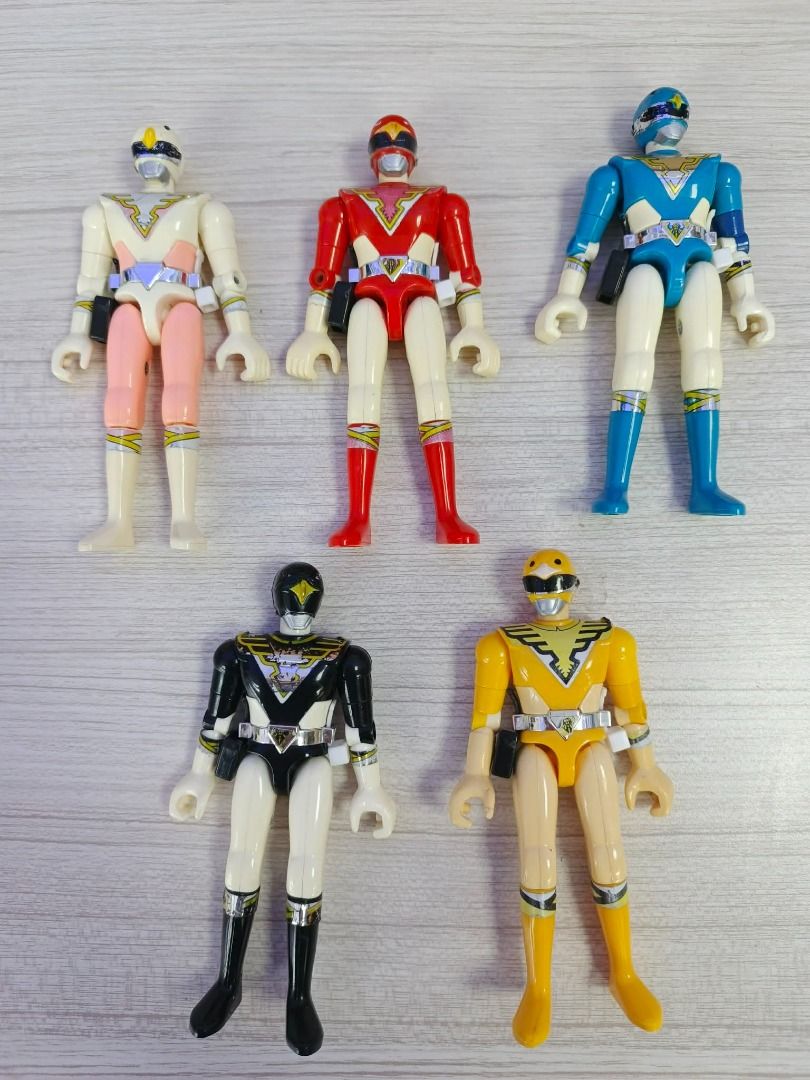 Jetman Puradera 5-pc figure set (Category: Figurines & Statues) located in Pasig City. Submitted by tokurenjaa (Listing ID 1462546680, Image 1). Description: Jetman Puradera 5-pc figure set - 5 inches; Black, Yellow, and Pink legs are glued MOP: Gcash/Bank Transfer MOD: Lalamove/LBC/JNT Location: Ortigas, Pasig City No Meetups .