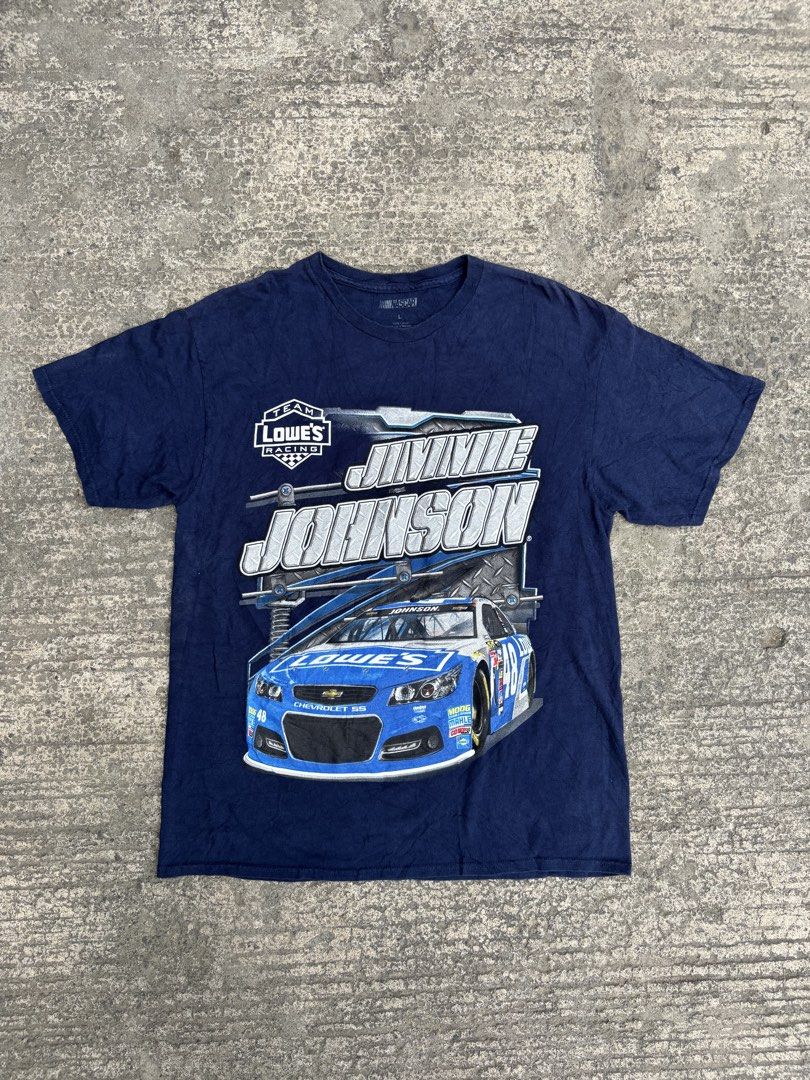 Jimmie Johnson Nascar Tshirt (Category: Tshirts & Polo Shirts ) located in Bacolod City. Submitted by keel_08 (Listing ID 1462562726, Image 1). Description: 21 W 27 L L on tag + shipping fee.
