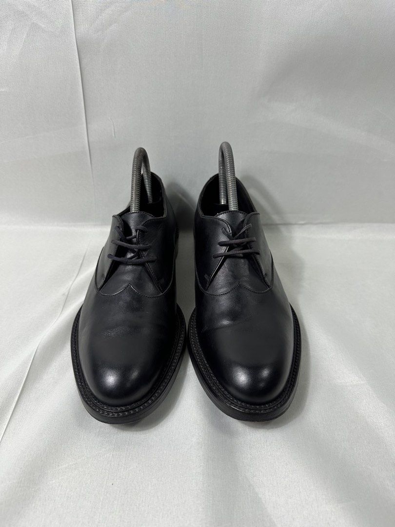 J.M Weston Black Derby Leather Shoes (Category: Sneakers & Footwear) located in Cabanglasan. Submitted by thefashiongarage.co (Listing ID 1462582877, Image 1). Description: Title - J.M Weston Model/Name - Derby Shoes Size on Tag - 5D (Can fit to womens) But best for teens specially for school uniform Conditiion - Excellent Condition Category- Casual/Uniform/Formal Fitting - True to size Made in - Italy Material - Leather Upper Color - Black Desig