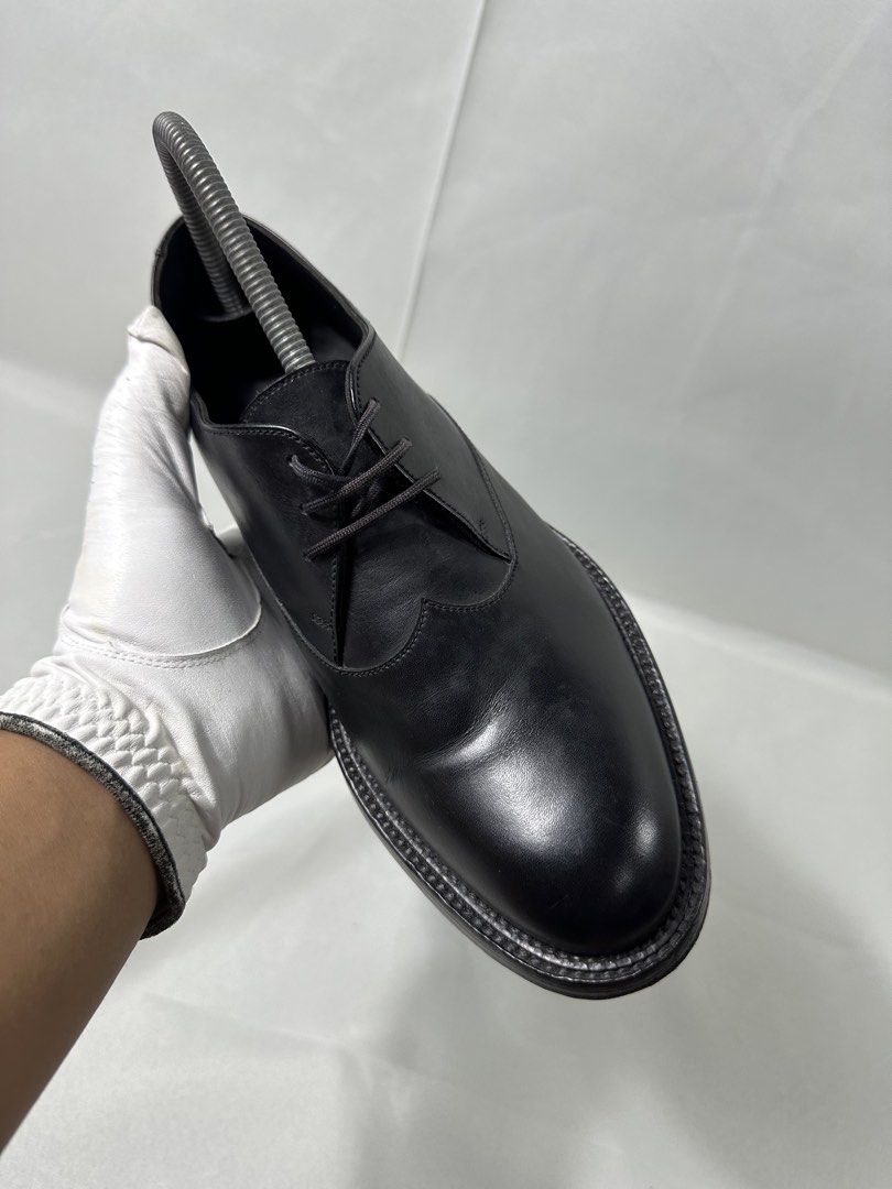 J.M Weston Black Derby Leather Shoes (Category: Sneakers & Footwear) located in Cabanglasan. Submitted by thefashiongarage.co (Listing ID 1462582877, Image 2). Description: Title - J.M Weston Model/Name - Derby Shoes Size on Tag - 5D (Can fit to womens) But best for teens specially for school uniform Conditiion - Excellent Condition Category- Casual/Uniform/Formal Fitting - True to size Made in - Italy Material - Leather Upper Color - Black Desig