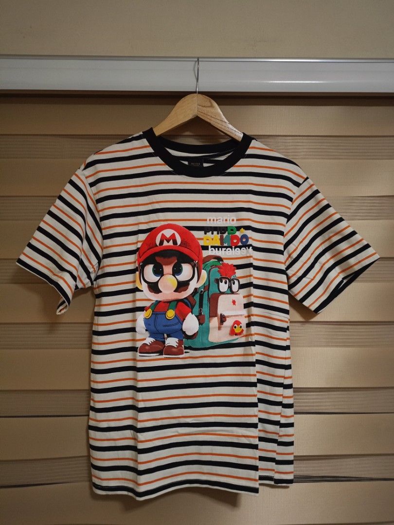 JOEONE Mario Striped Shirt (Category: Tshirts & Polo Shirts ) located in Valenzuela. Submitted by One.Only.Nan (Listing ID 1462624707, Image 1). Description: L on tag Actual W20" L27" Excellent condition 9 color rate MOP GCASH MAYA AUB BPI VALENZUELA CITY LOC.