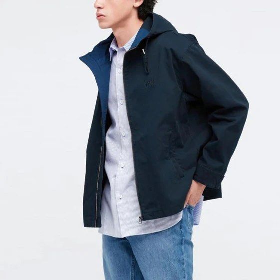 Jwanderson x Uniqlo (Category: Coats, Jackets and Outerwear) located in Bago City. Submitted by johnpaul_gidlayan (Listing ID 1462448763, Image 3). Description: Uniqlo x Jwanderson Color: Dark Blue Item Details Size: X-Large Dimension: 26x29 Sleeves: 25 Shoulder: 22.5 Condition: Excellent condition (needwash) Color Rate: 9.5/10 Flaws: None (Item color vary due to lighting) — Price: 950+sf.