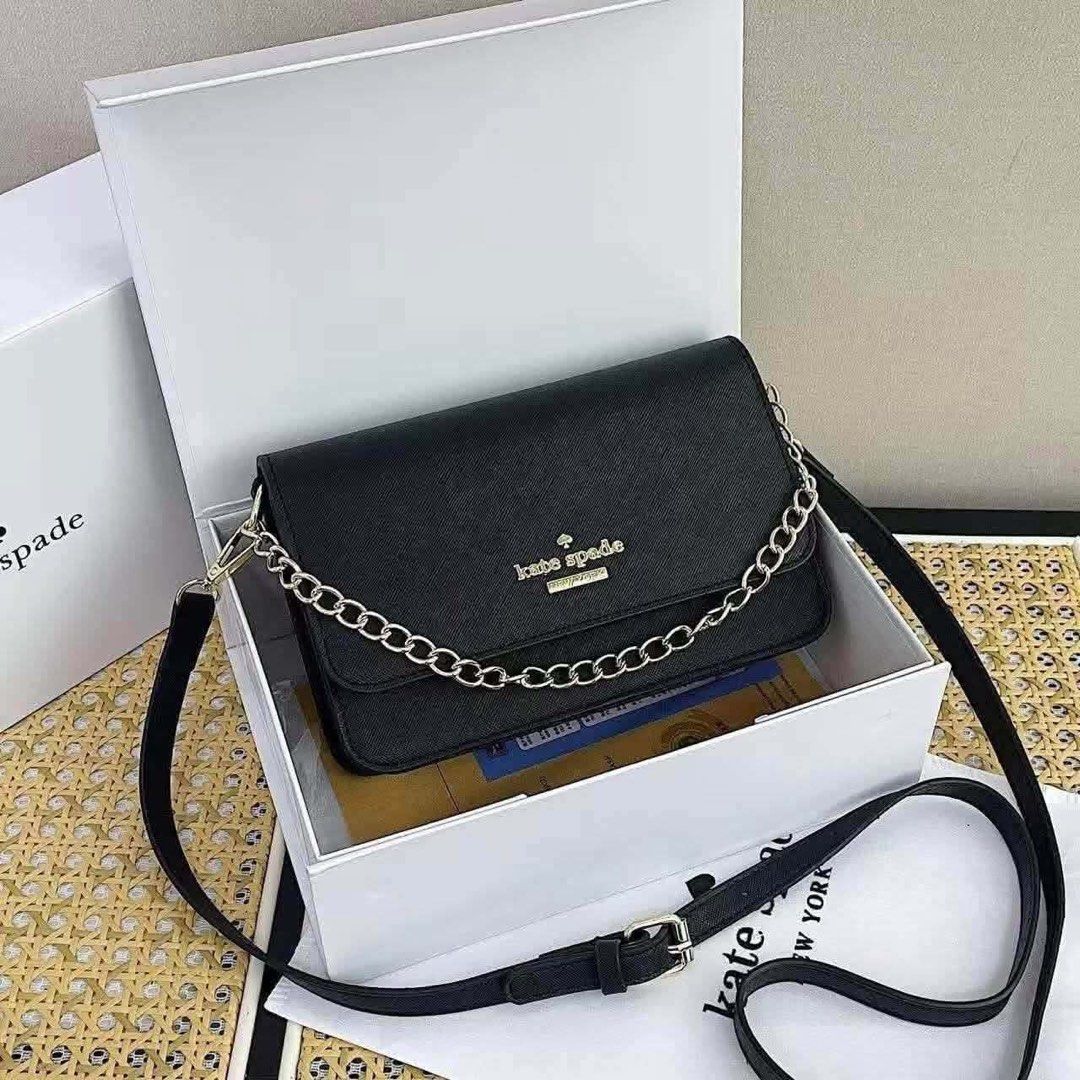 Kate Spade Sling Bag (Category: Shoulder Bags) located in Manila. Submitted by lovely_girl18 (Listing ID 1462624301, Image 2). Description: ✨Kate Spade Slingbag✨ • with box • with dustbag, serial number and receipt.