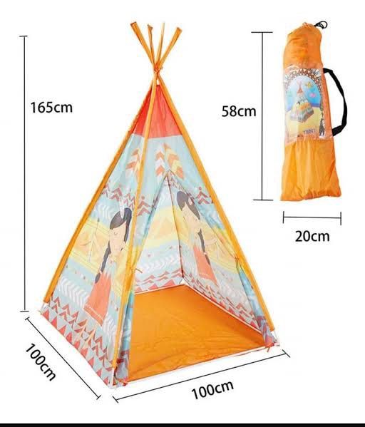 Kids Tepee Toy Tent (Category: Infant Playtime) located in Imus. Submitted by shopfromlilo (Listing ID 1462594111, Image 3). Description: Well-used condition No broken or missing parts Needs washing since it was stored long ago Imus Cavite location.